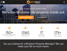 Tablet Screenshot of beesnees.com.au